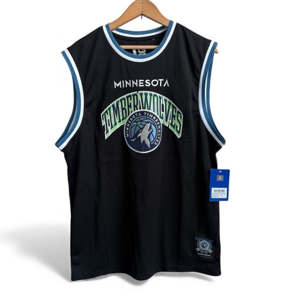 Minnesota Timberwolves Ultra Game NBA Buck Up Tank Top Jersey LARGE NEW!